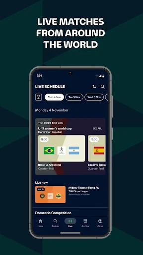 FIFA+ | Football streaming app screenshot