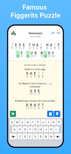 Figgerits - Word Puzzle Game screenshot