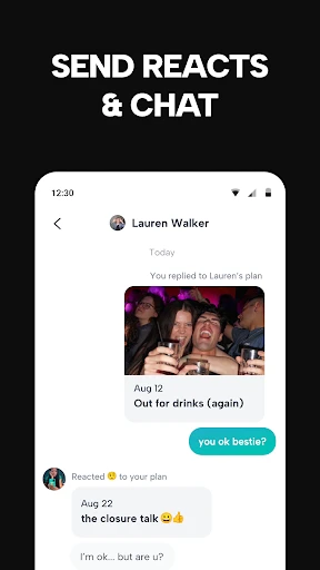 Howbout: social calendar screenshot