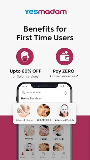 Yes Madam - Salon at Home screenshot