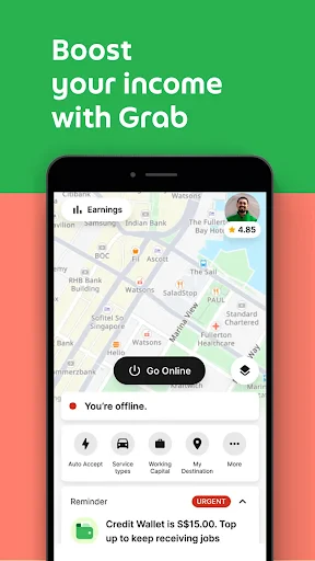 Grab Driver: App for Partners screenshot