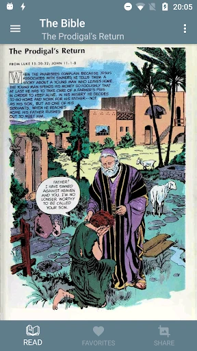 The Bible in pictures screenshot