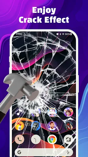 Broken Screen 4K Funny Pranks screenshot