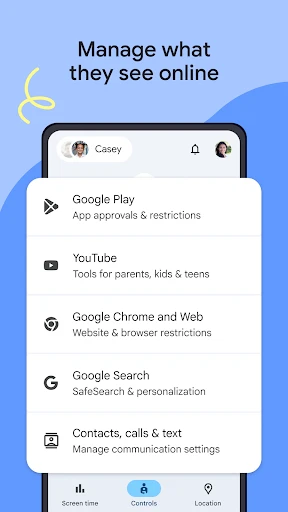 Google Family Link screenshot
