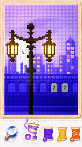 Magic Cross Stitch: Pixel Art screenshot