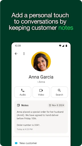 WhatsApp Business screenshot