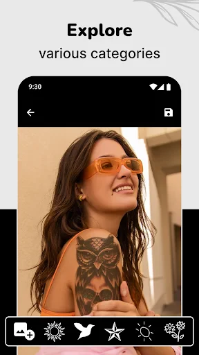 Tattoo Simulator Tattoo Maker screenshot