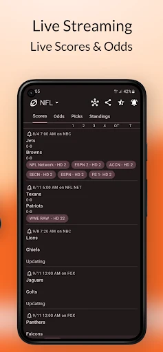 Darato Live NFL NBA NHL NCAA screenshot