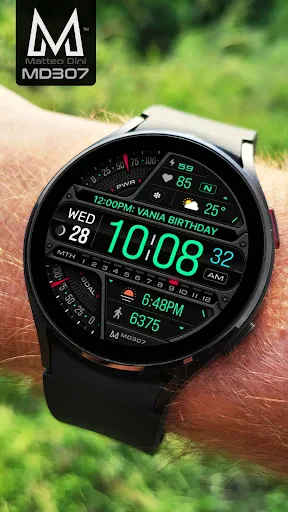 MD307 Digital watch face screenshot