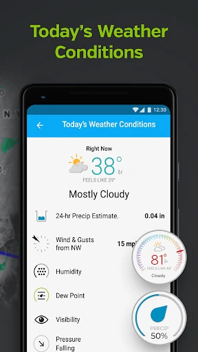 Weather data & microclimate : screenshot