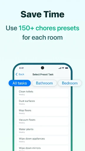 House Chores Cleaning Schedule screenshot