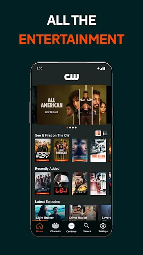 The CW screenshot