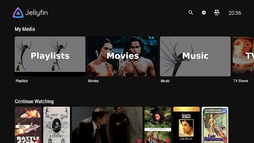 Jellyfin for Android TV screenshot