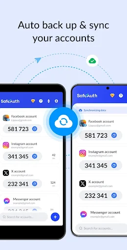 Authenticator App - SafeAuth screenshot