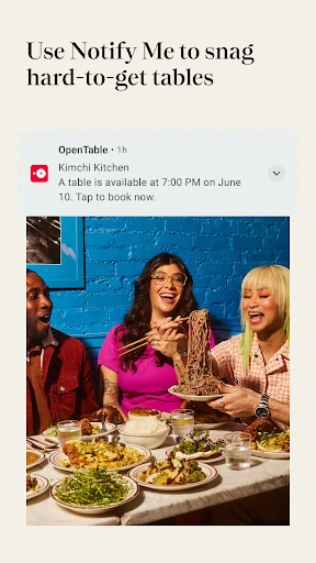 OpenTable screenshot