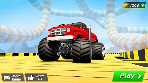 Mega Ramp Monster Truck Stunts screenshot