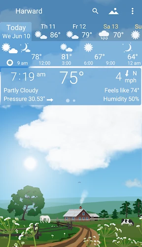 YoWindow Weather and wallpaper screenshot