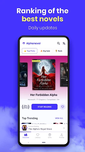 AlphaNovel — Books & Stories screenshot