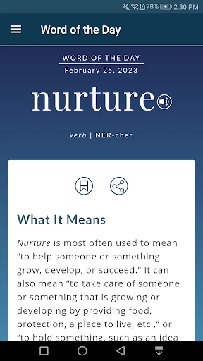 Dictionary - Merriam-Webster screenshot