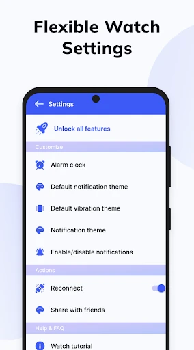 Smart Watch app - BT Notifier screenshot