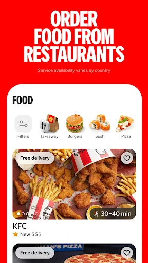 Yango: taxi, food, delivery screenshot