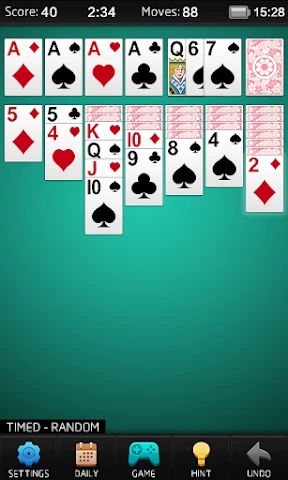 Solitaire screenshot