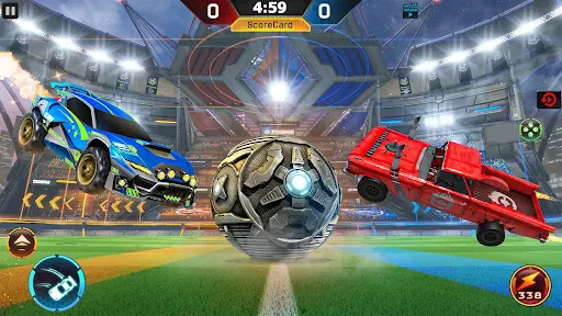 Rocket Car Soccer League Games screenshot