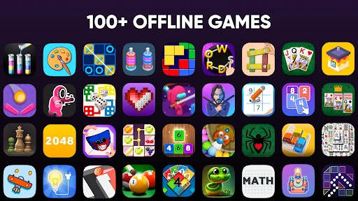 100+ Offline Games No WiFi Fun screenshot