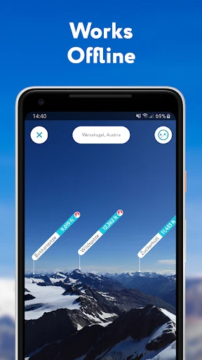 PeakVisor - 3D Maps & Peaks ID screenshot