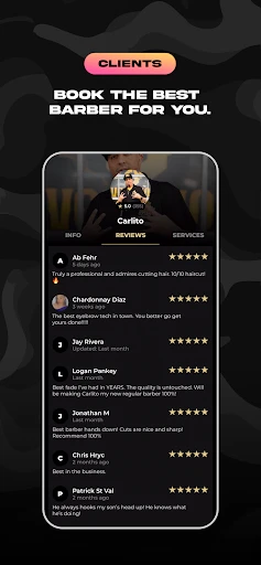 theCut: Barbershop Booking screenshot