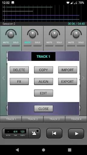 J4T Multitrack Recorder screenshot