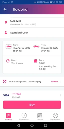 Flowbird Parking screenshot