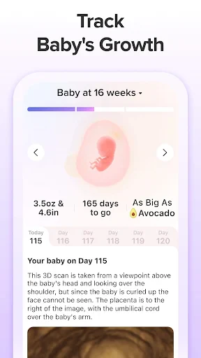 Pregnancy Tracker App | Glow screenshot