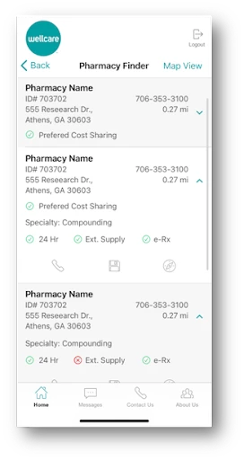 Wellcare+ screenshot
