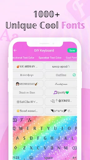 Cool Fonts Keyboard & Themes screenshot