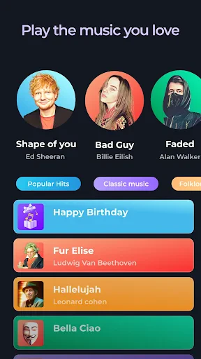 Piano - music & songs games screenshot