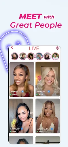 Cafe - Live video chat screenshot