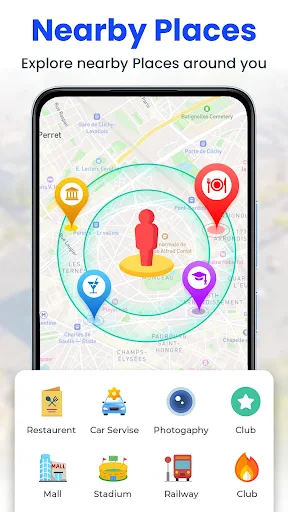 GPS Satellite Live Earth Map screenshot