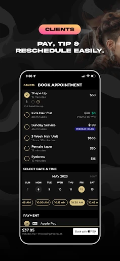 theCut: Barbershop Booking screenshot