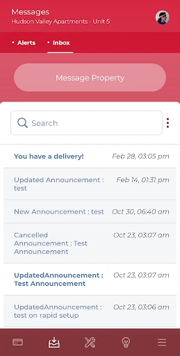 Resident Portal screenshot