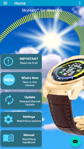 SkyHalo Weather for Wear OS screenshot