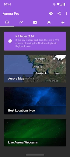 My Aurora Forecast Pro screenshot