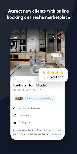 Fresha for business screenshot