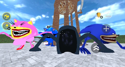 Nextbots In Backrooms: Shooter screenshot