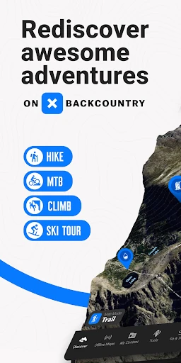 onX Backcountry Trail Maps GPS screenshot