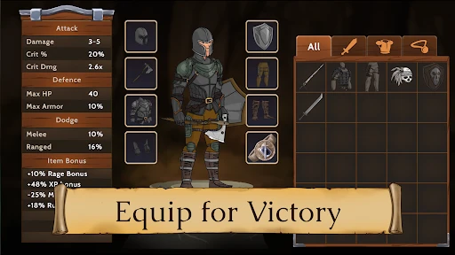 Obsidian Knight RPG screenshot