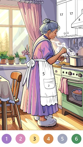 Vivid Color Paint By Number screenshot