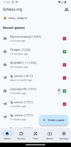 Lichess beta screenshot