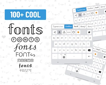 Fonts Keyboard screenshot