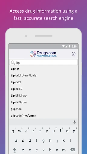Drugs.com Medication Guide screenshot
